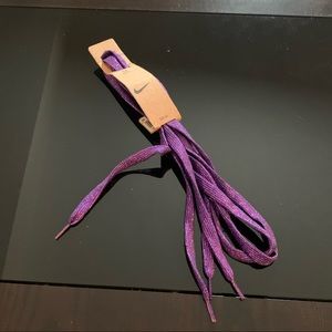 NEW W/ TAG: Purple Nike shoelaces